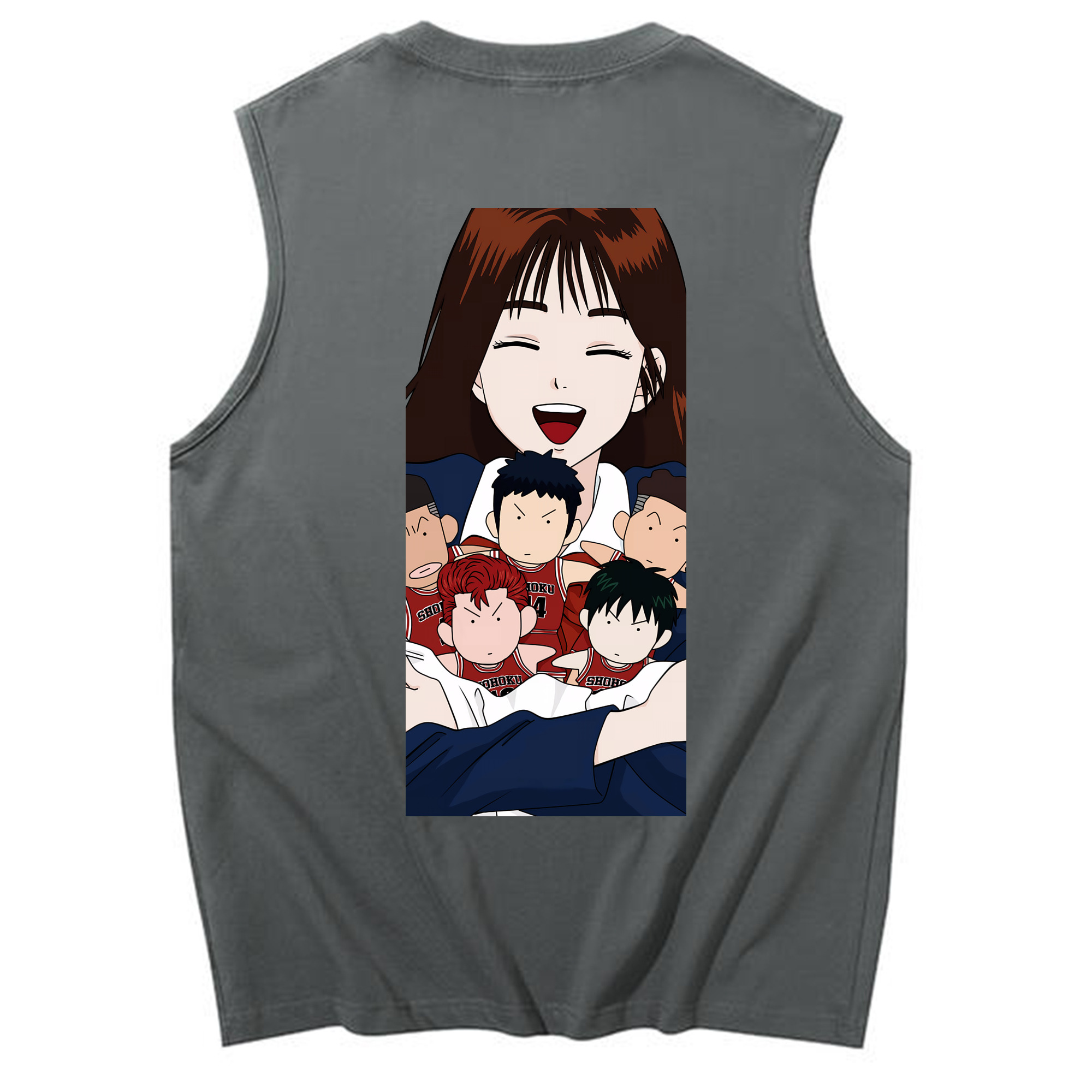 （画像用） SLAM DUNK／スラムダンク コットン100％タンクトップ（背面プリント）